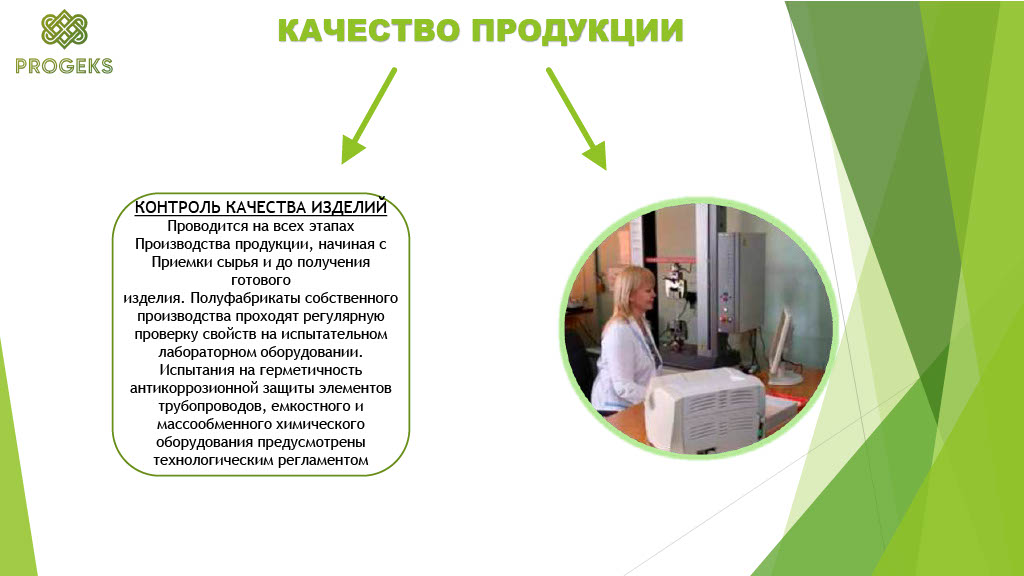 Слайд презентации оборудования футерованного фторпластом